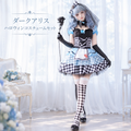 ダークアリス コスプレ ハロウィンコスチューム 仮装 ディズニー alice ミニドレス