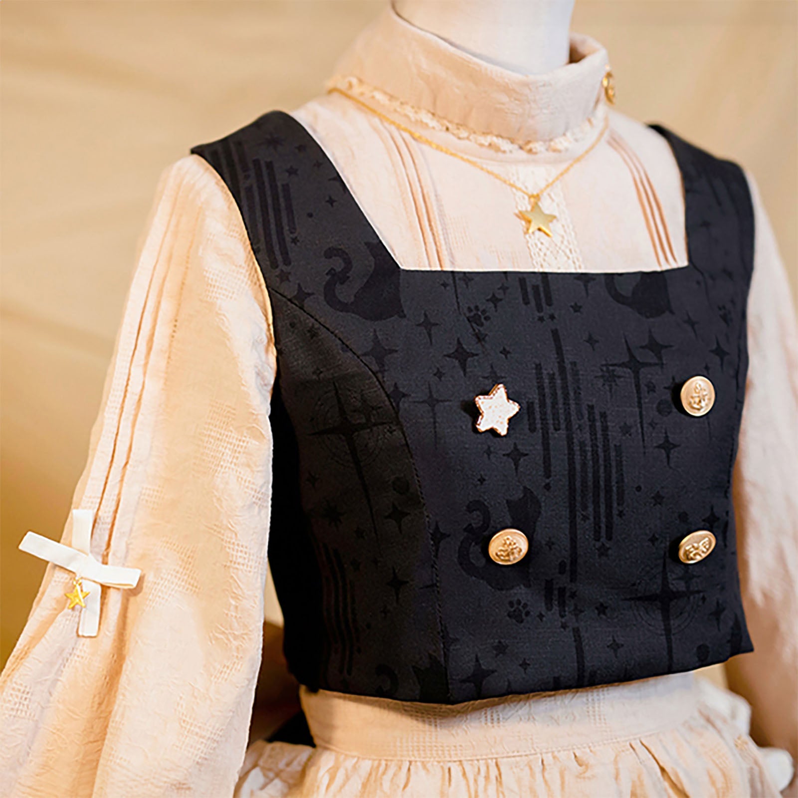 魔理沙風 コスチューム トップスとベスト