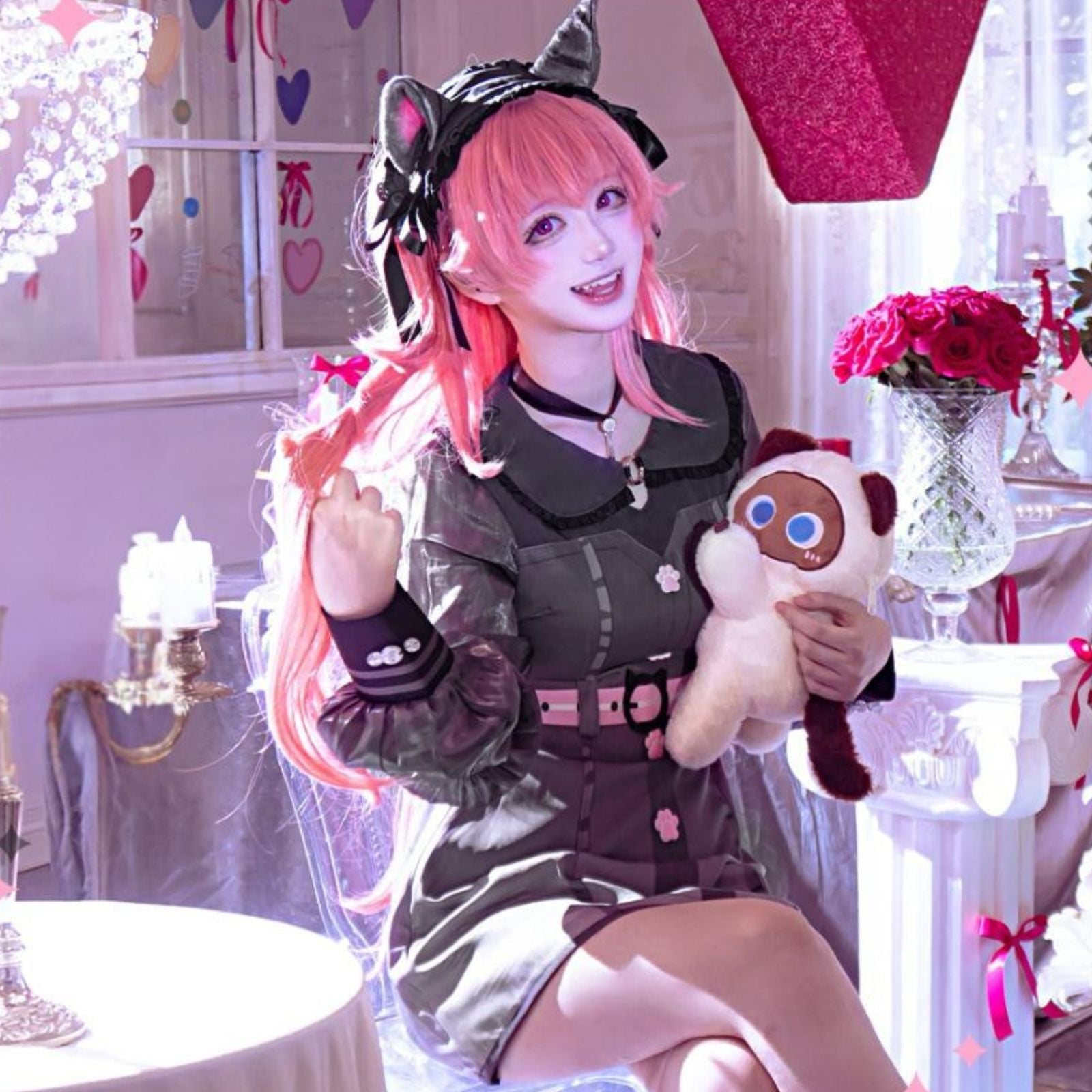 桃井愛莉 コスプレ衣装 Pretty Silver Tabby フルセット