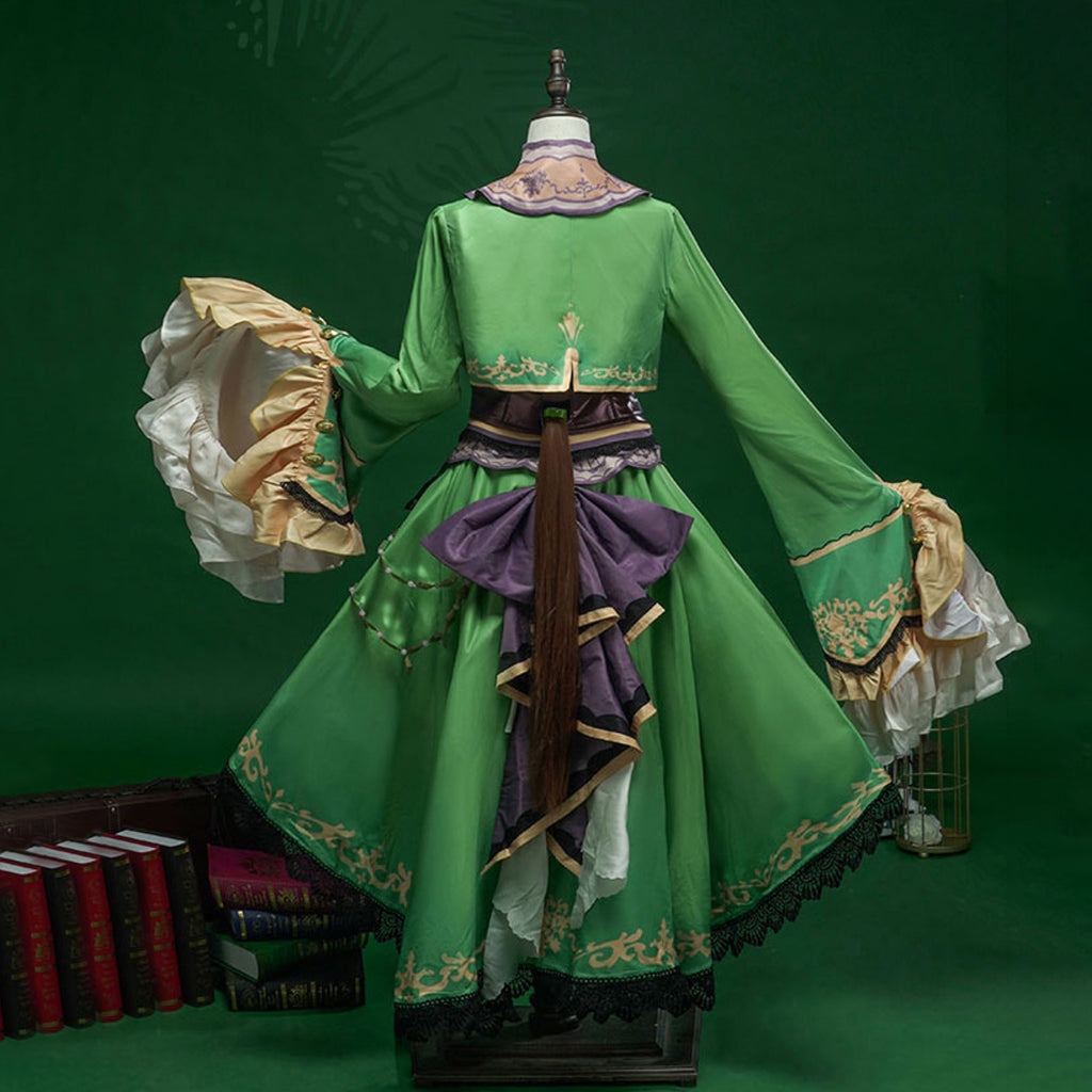 ウマ娘 サトノダイヤモンド コスプレ 衣装 グリーン ドレス