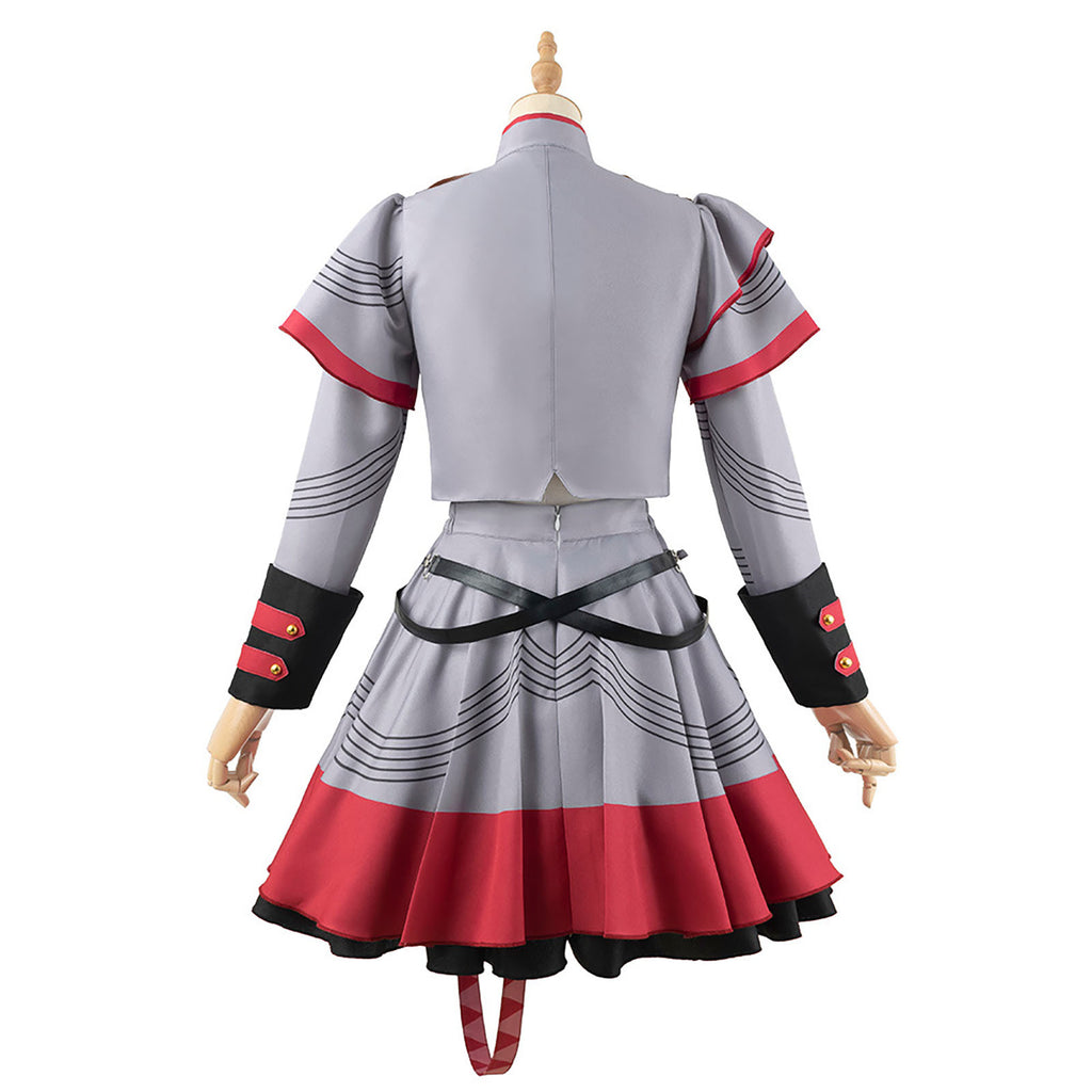 重音テト コスチューム ワンピース 制服　軍服　ボカロ　ボーカロイド　バーチャルシンガー　かさね　てと