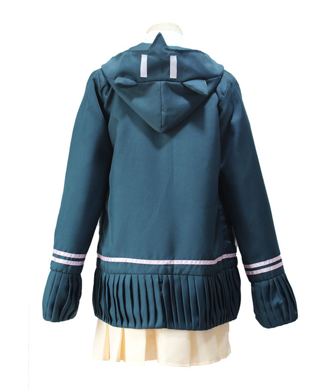 ウィッグ付き スーパーダンガンロンパ 七海千秋 風 制服 コスプレ 衣装　コスチューム　レディース