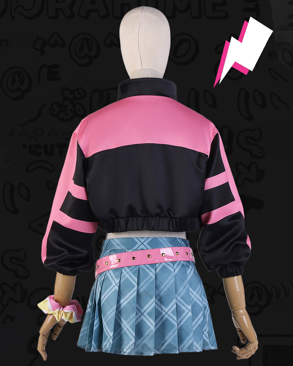 虎姫コトカ コスプレ 制服 背面デザイン レディース パーカー付き