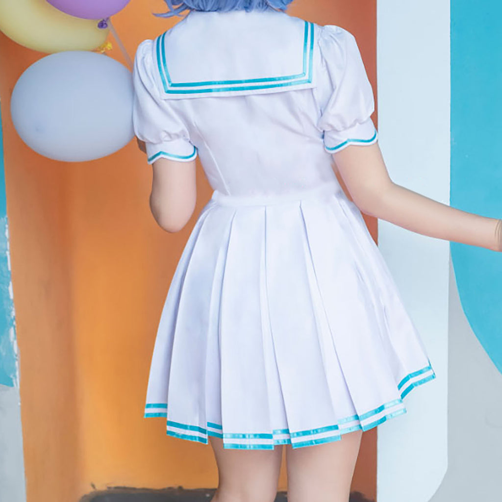 ホロライブ 兎田ぺこら VTuber コスプレ ワンピース セーラ服　背面デザイン