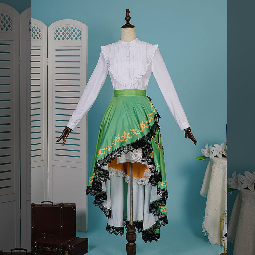 ウマ娘 サトノダイヤモンド コスプレ 衣装 グリーン ドレス