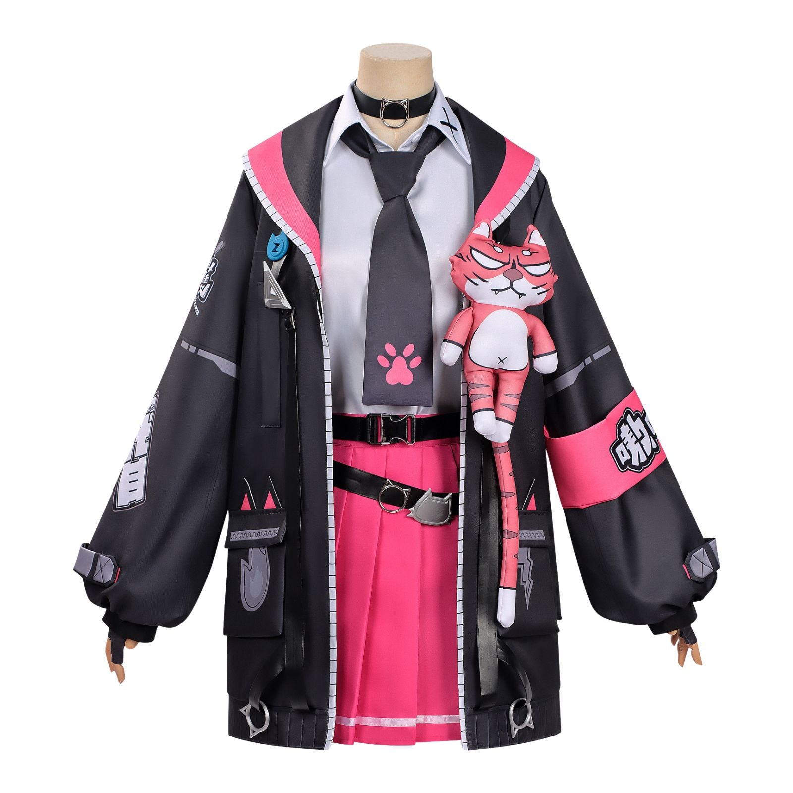 NTE ナナリ コスプレ 衣装 ウィッグ付き フルセット｜ネバエバ ゲームキャラクター 猫 ハロウィン イベント レディース Mサイズ