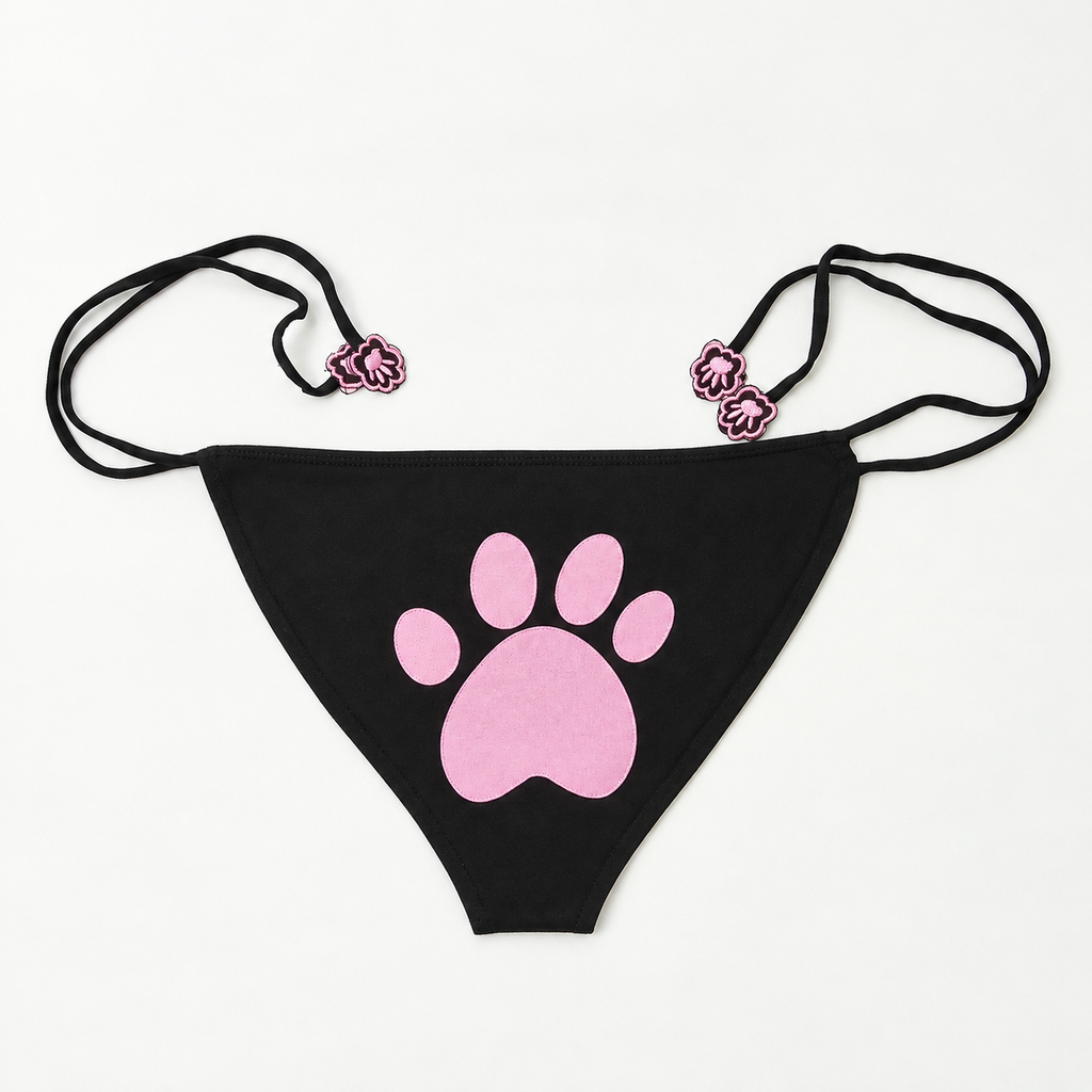 ねこランジェリー 猫モチーフ トップス パンツ 2点セット 猫コスプレ セクシーランジェリー