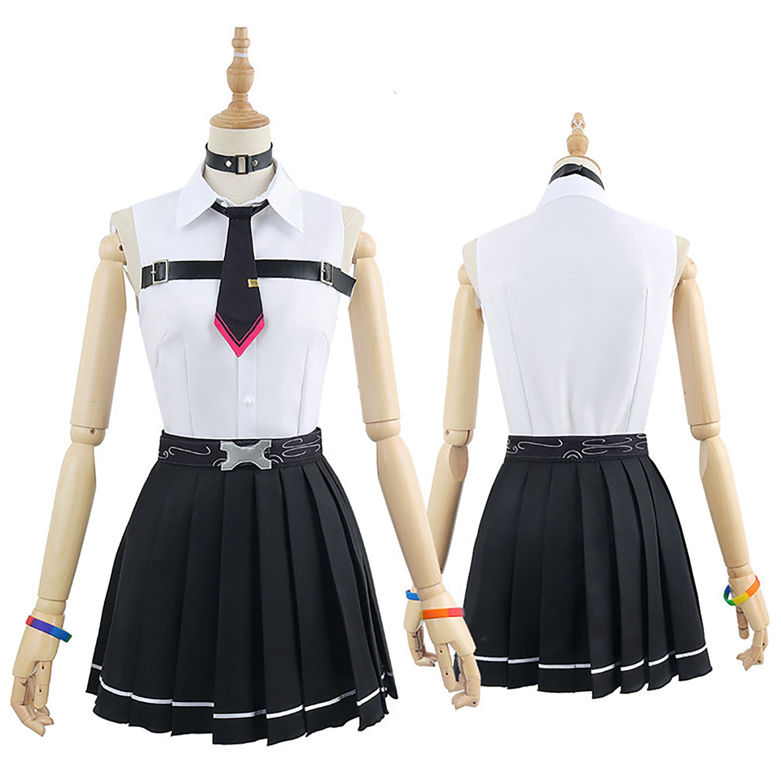 ホロライブ 百鬼あやめ コスプレ レディース ハロウィン 制服