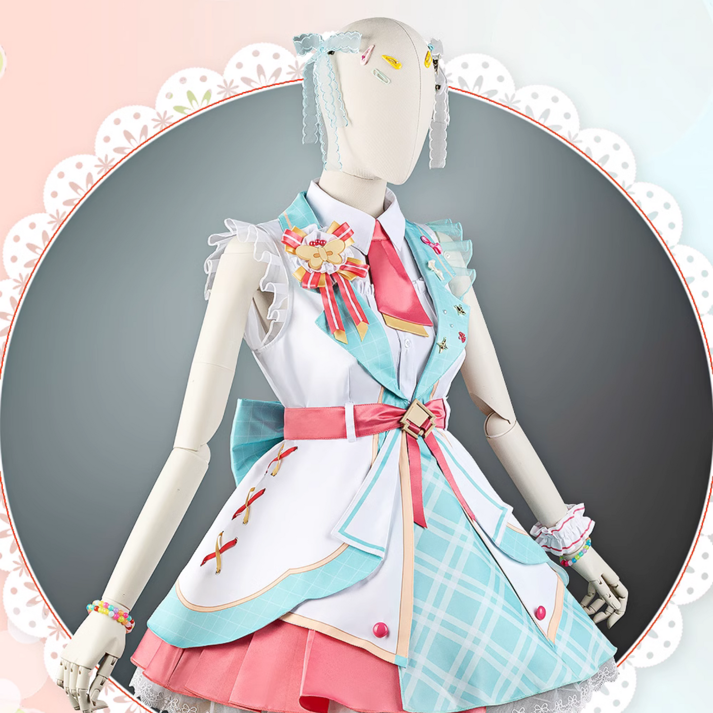 ◆ バンドリ! 戸山香澄 コスプレ ワンピース ゲーム 実行委員長のお仕事 バンドリ! 戸山香澄 コスプレ ワンピース 実行委員長のお仕事