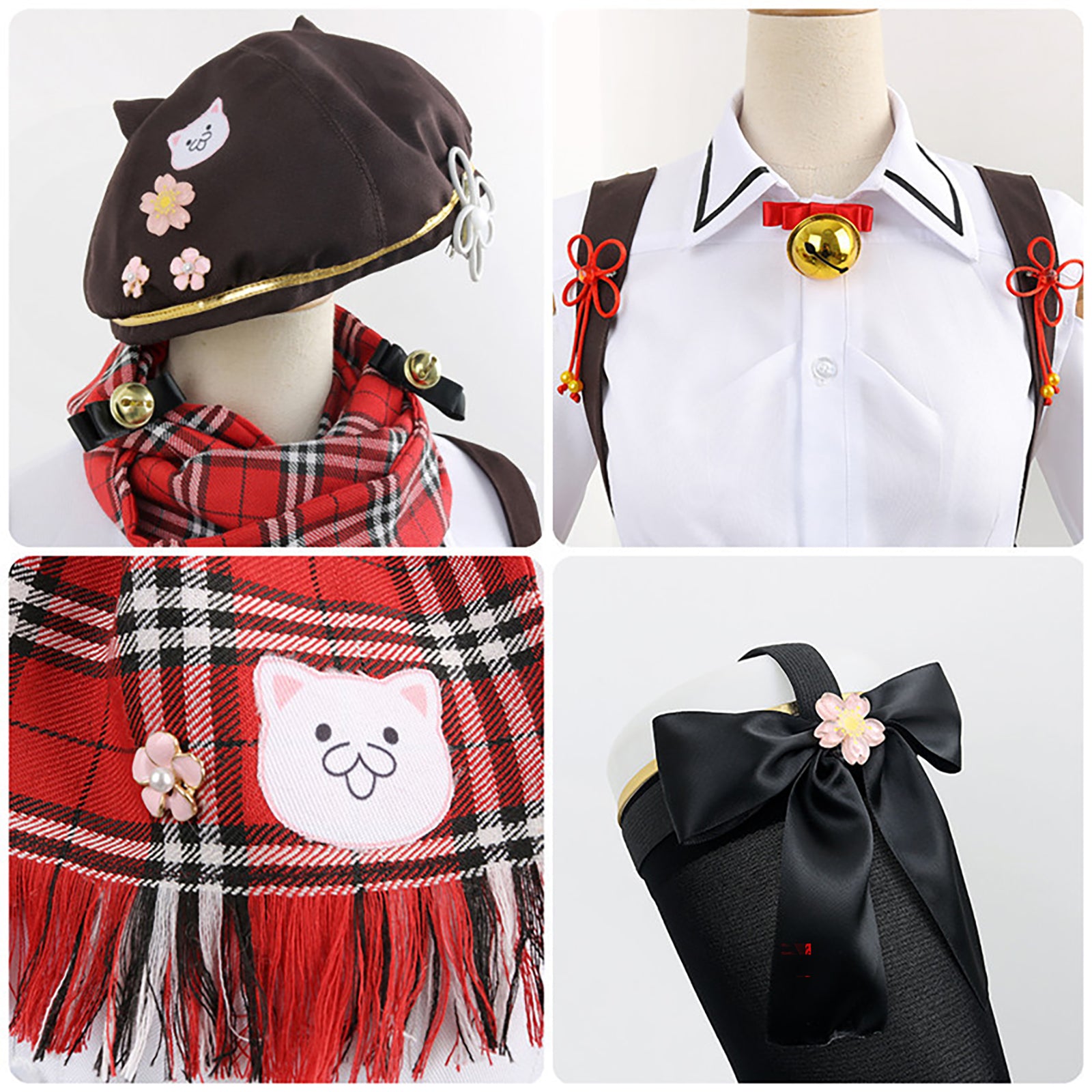 ホロライブ さくらみこ コスプレ ハロウィン ギンガムチェック 私服