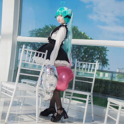 初音ミク コスプレ レディース コスプレ衣装 ハロウィン 私服 地雷系 