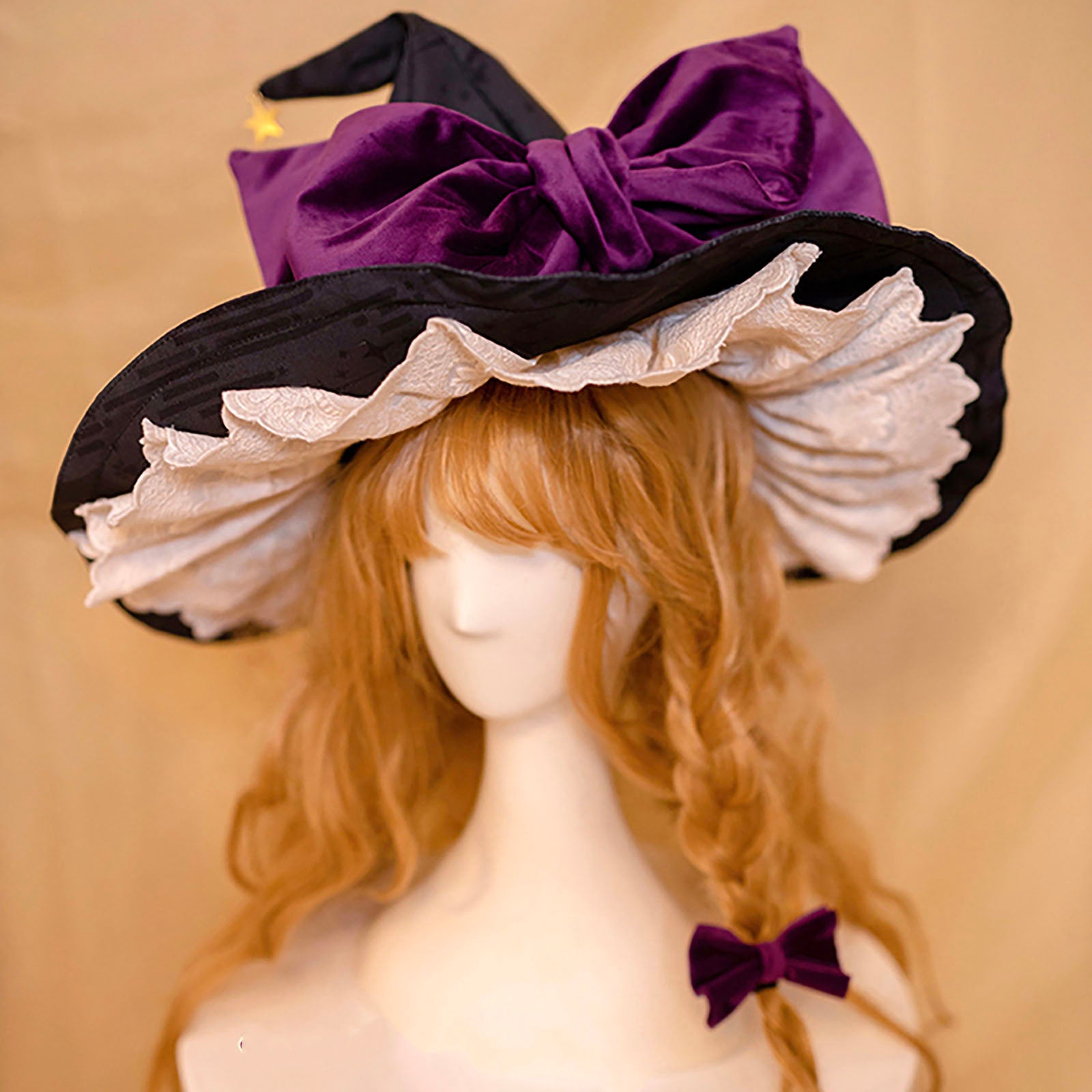 霧雨魔理沙風 コスプレ 帽子