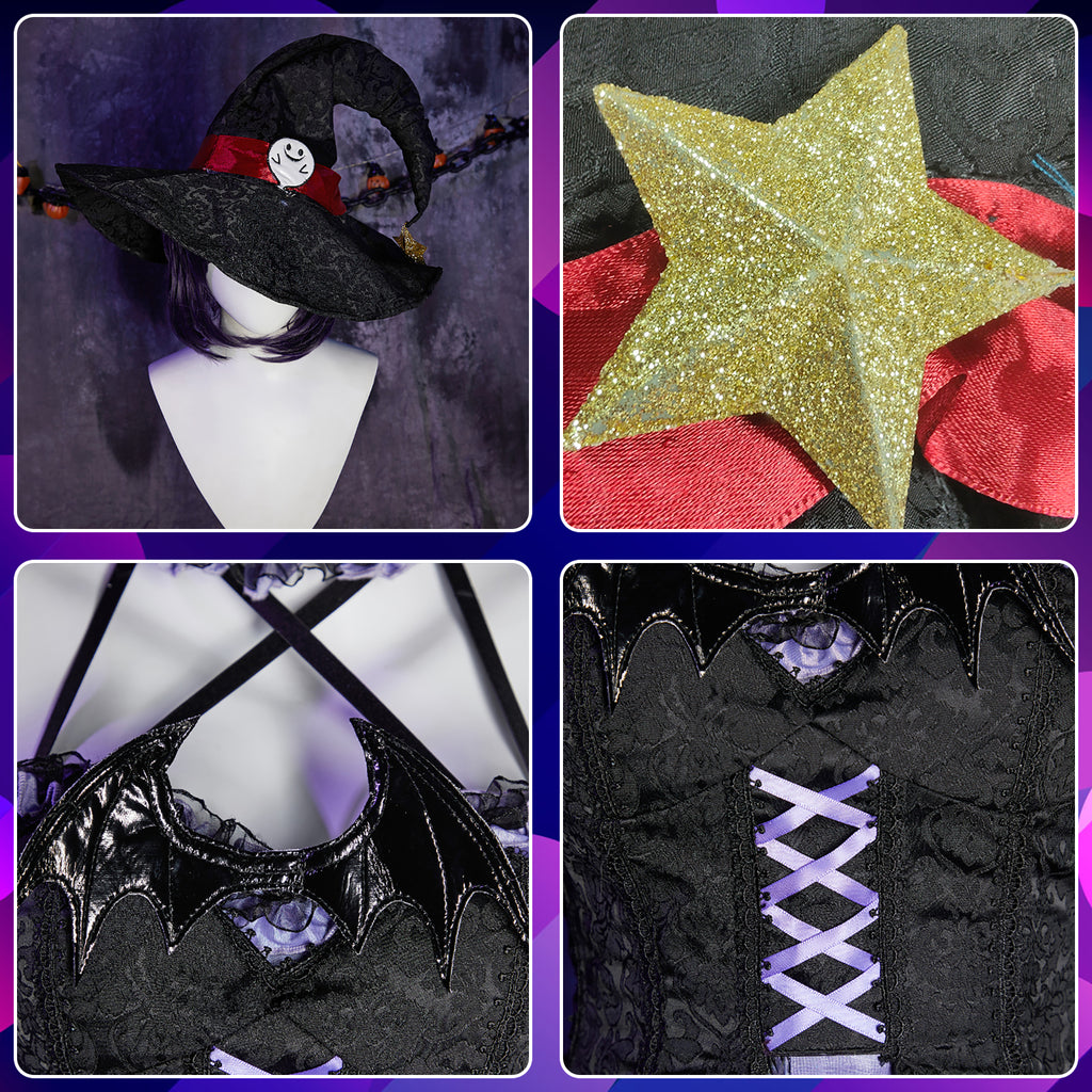 中二病でも恋がしたい 小鳥遊六花 コスプレ ハロウィン アニメ 魔女