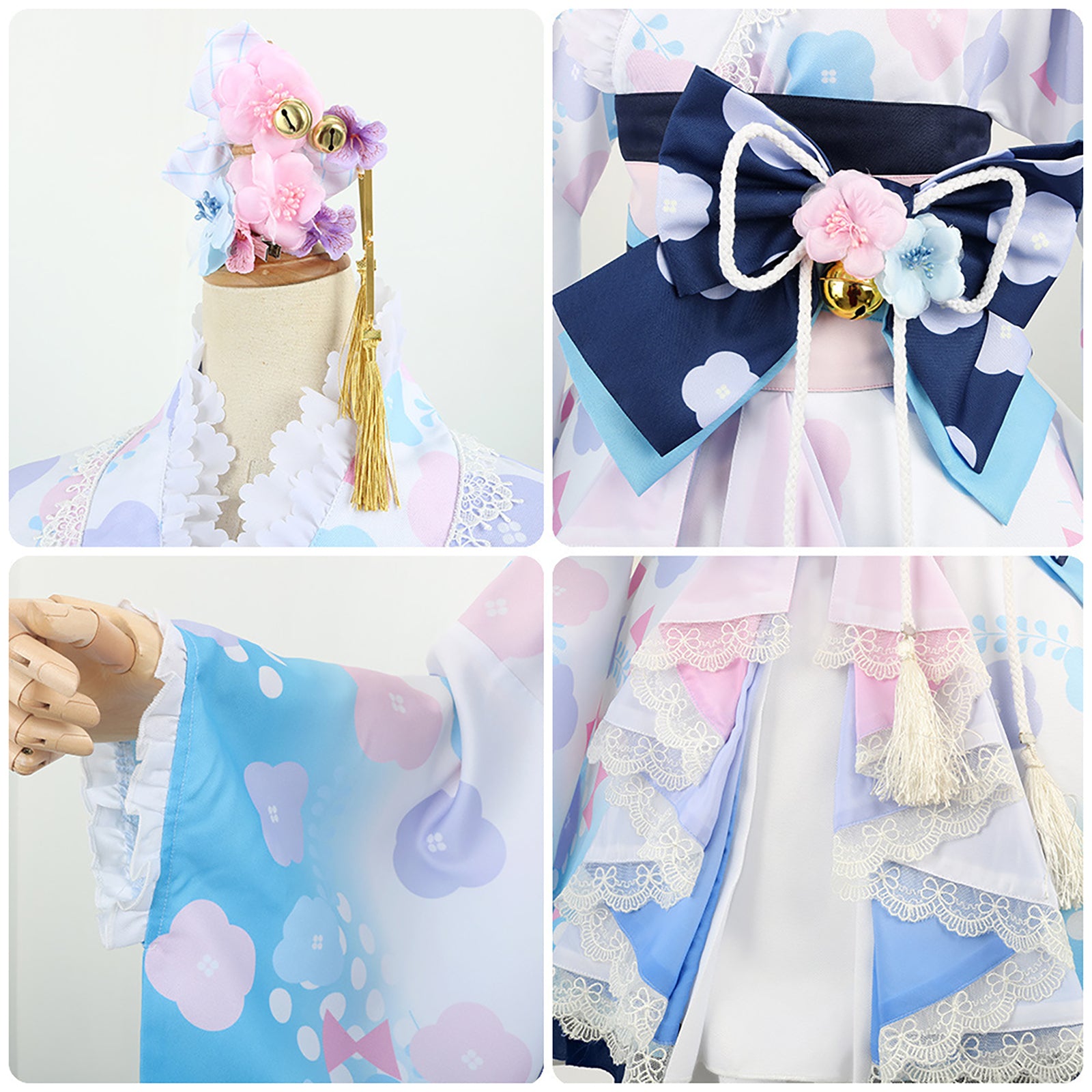 にじさんじ 天宮こころ コスプレ ハロウィン VTuber 浴衣 新衣装 コスプレ　コスチューム　cosplay