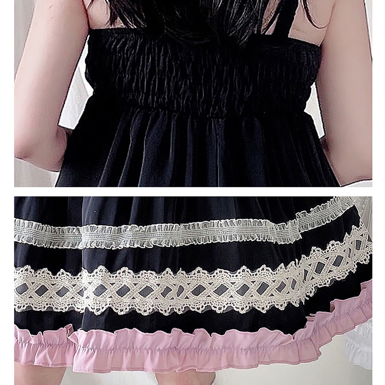 ハロウィン コスプレ 仮装 ワンピース 小悪魔 リボン ブラック