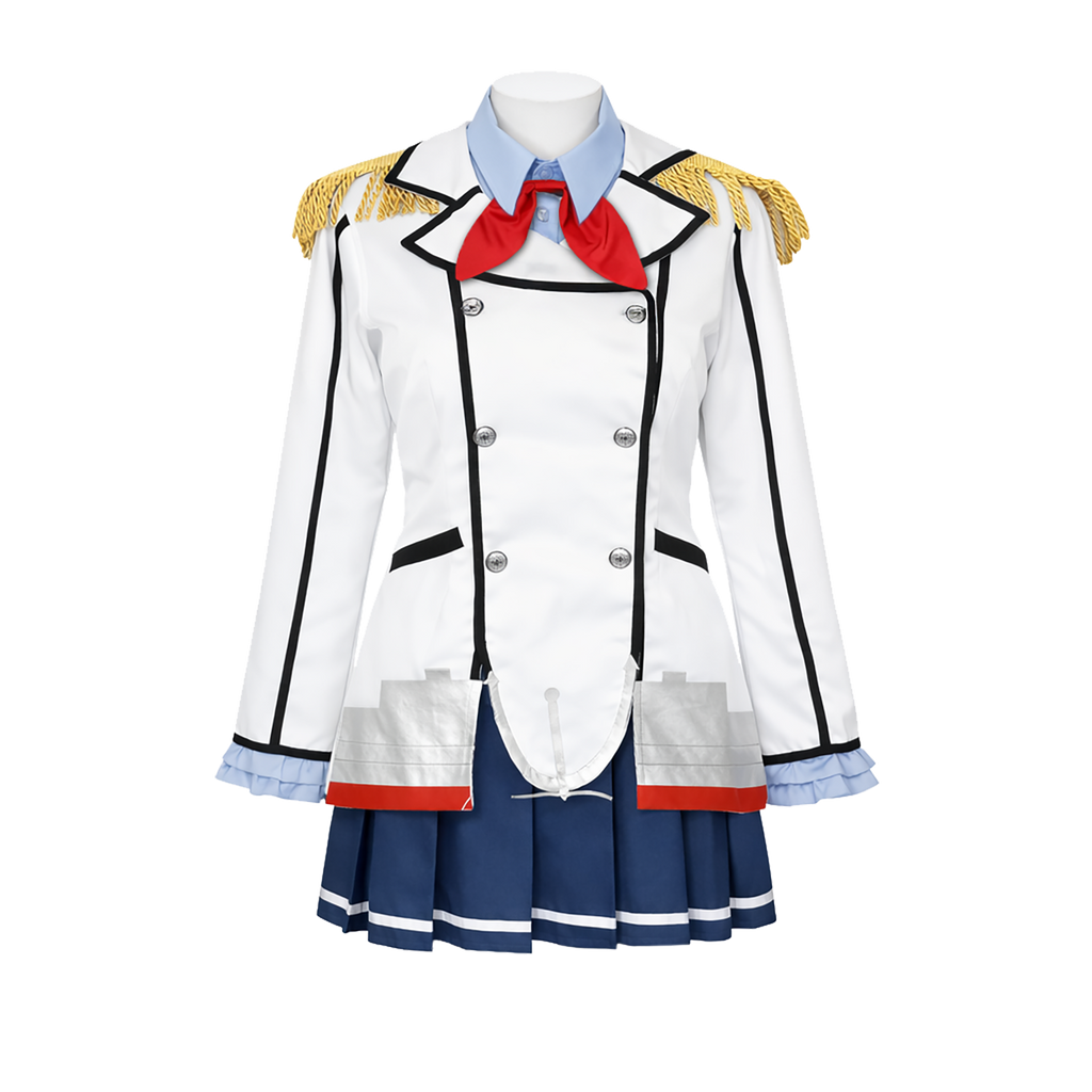 艦隊これくしょん 鹿島 コスプレ 制服 ウィッグ付き フルセット 艦これ 艦娘 セーラー服 ハロウィン イベント