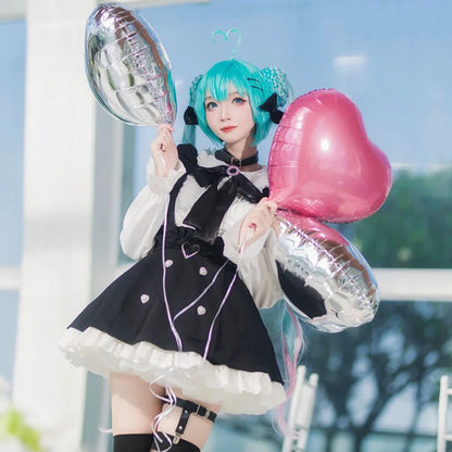 初音ミク コスプレ レディース コスプレ衣装 ハロウィン 私服 地雷系 