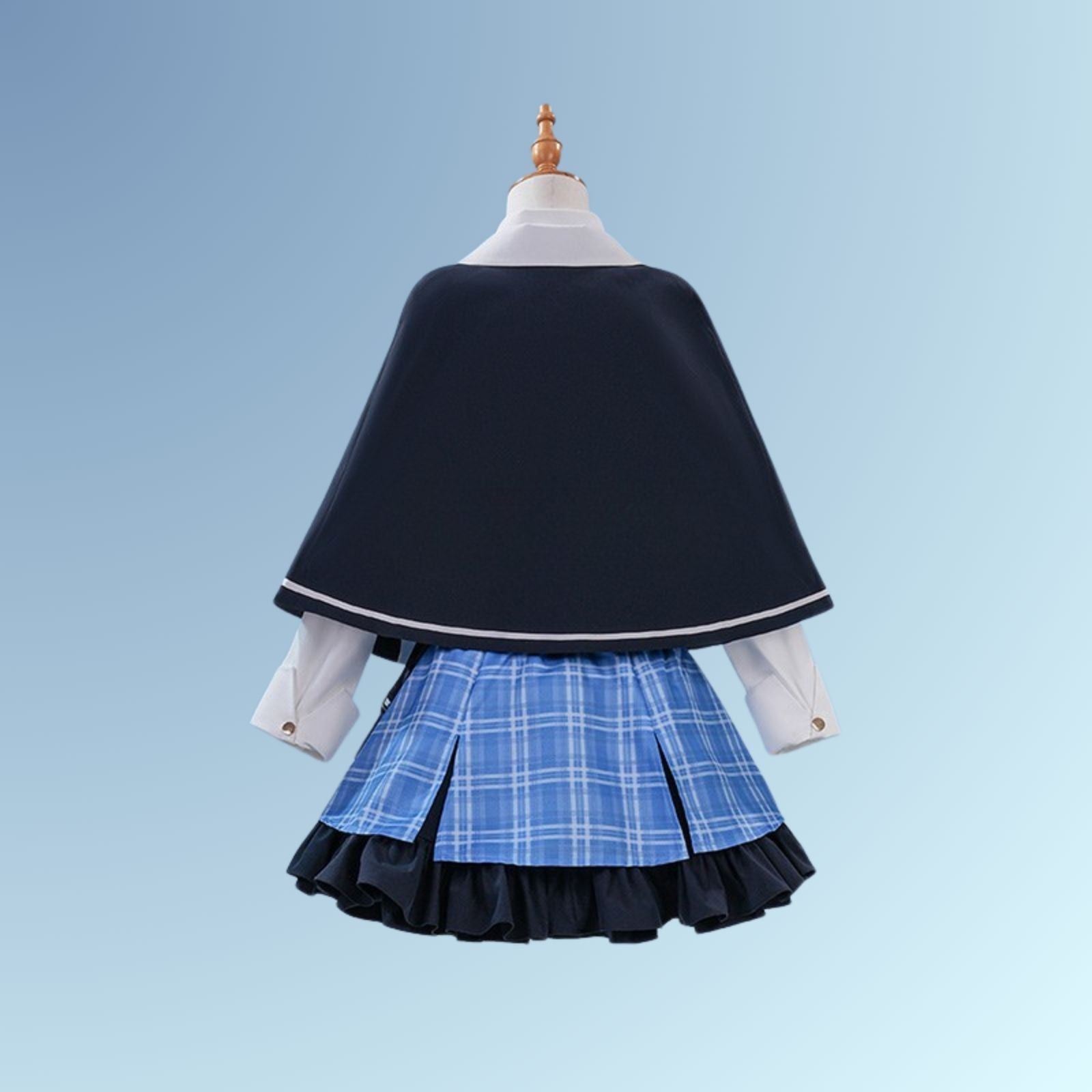 橘シェリー コスプレ 魔法少女ノ魔女裁判 ウィッグ付き 制服背面