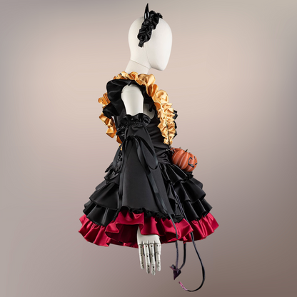 重音テト コスプレ ハロウィン ワンピース レディース デビル 小悪魔