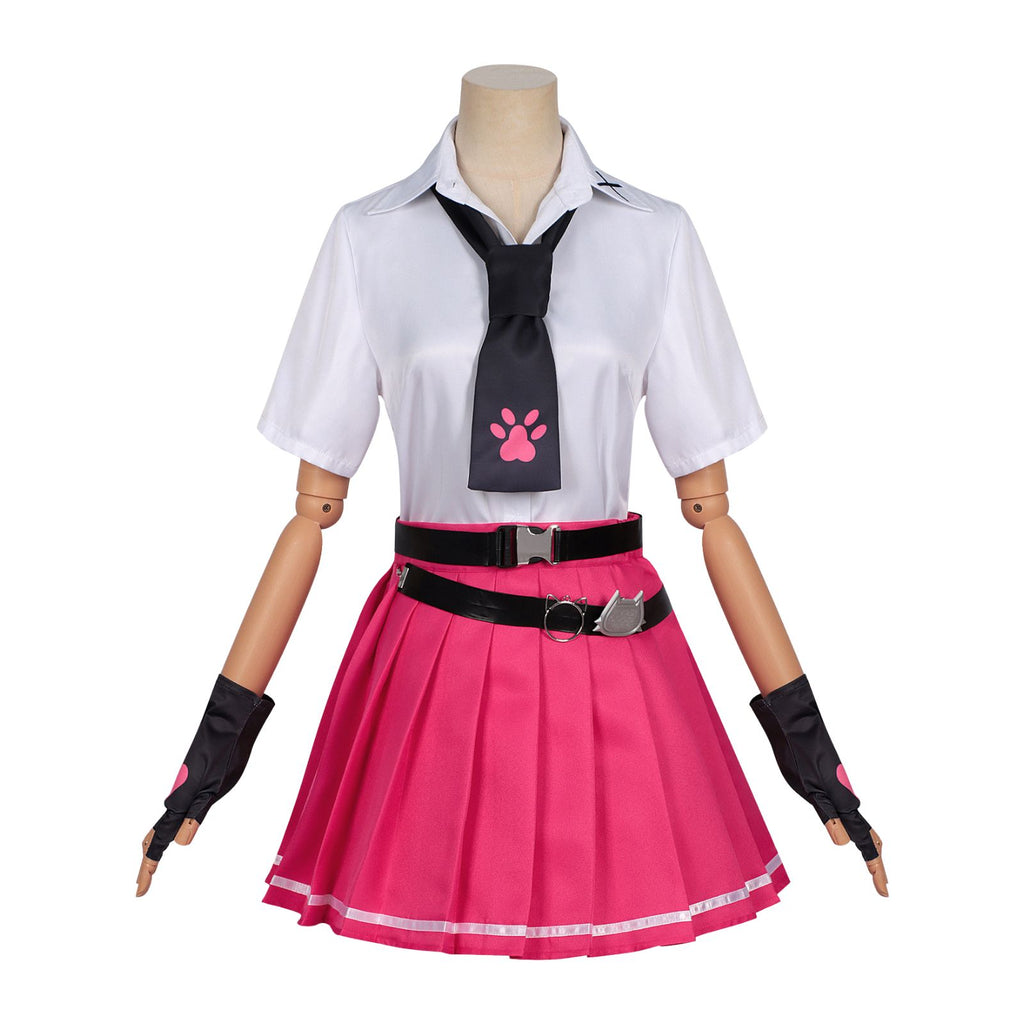 NTE ナナリ コスプレ 衣装 ウィッグ付き フルセット｜ネバエバ ゲームキャラクター 猫 ハロウィン イベント レディース Mサイズ