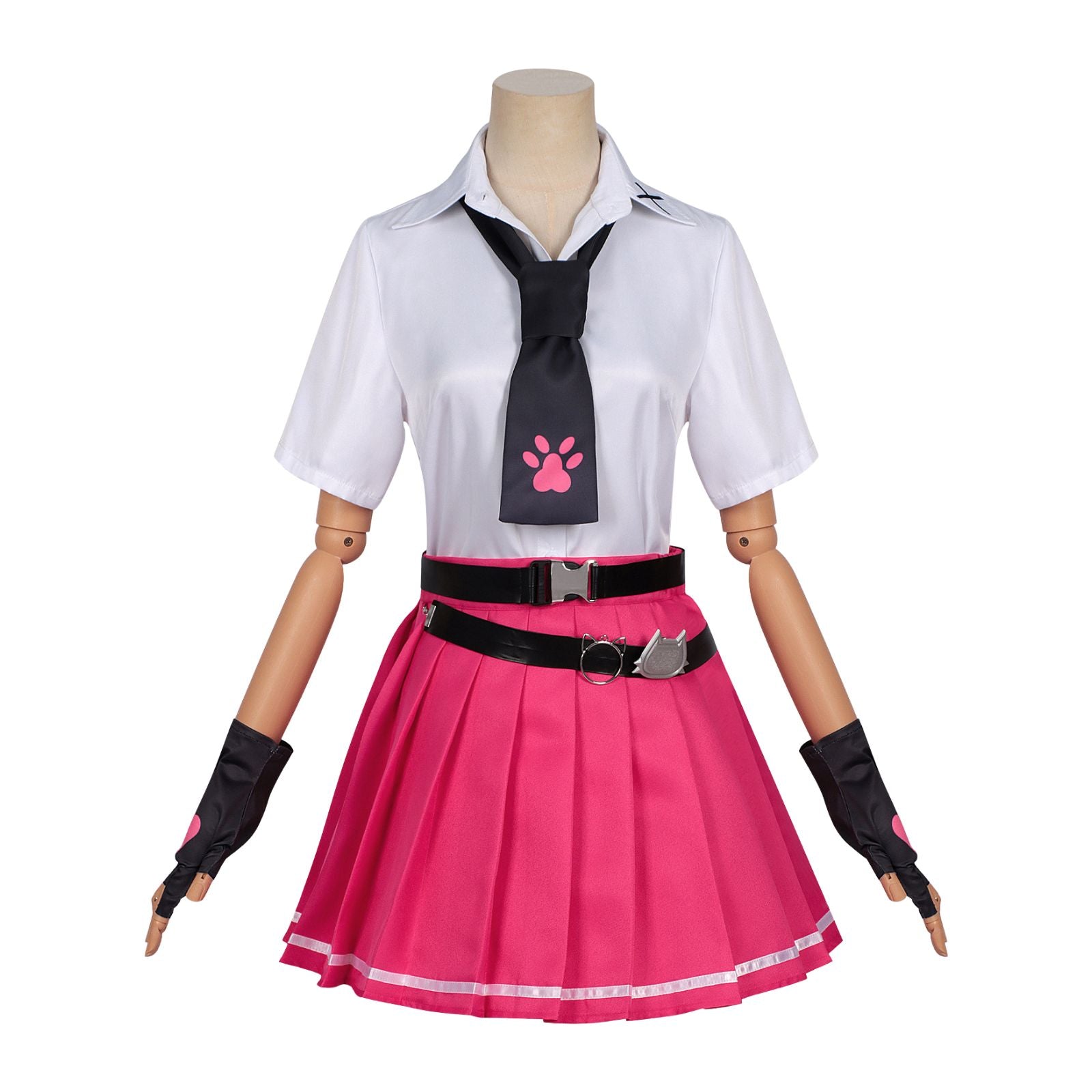 NTE ナナリ コスプレ 衣装 ウィッグ付き フルセット｜ネバエバ ゲームキャラクター 猫 ハロウィン イベント レディース Mサイズ