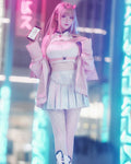 バイパー コスプレ衣装 11点セット 勝利の女神NIKKE ニケ ギャルスタイル ピンク