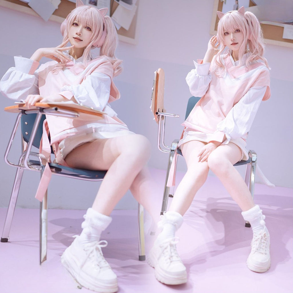 プロセカ 暁山瑞希 コスプレ 制服 アニメ ゲーム ドーナツとピース