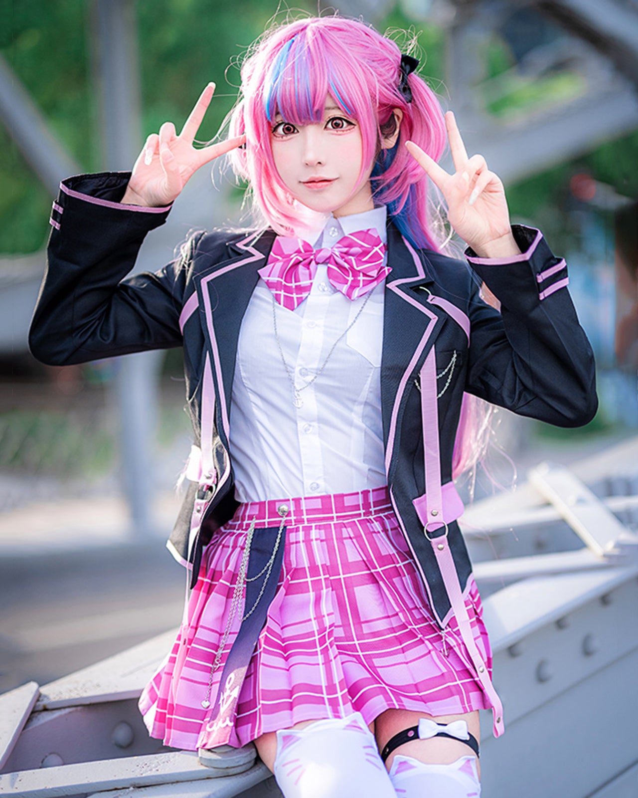 ホロライブ 湊あくあ コスプレ ハロウィン VTuber 新衣装 制服