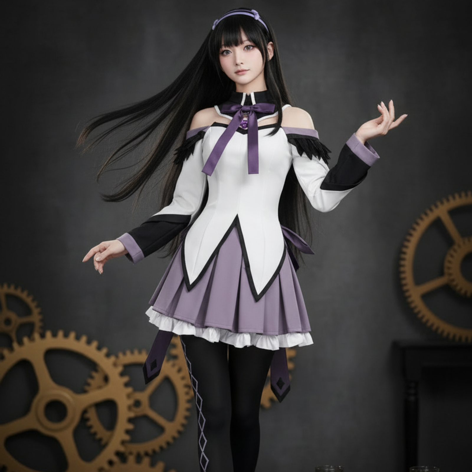 魔法少女まどか☆マギカ 暁美ほむら コスプレ 魔法少女衣装