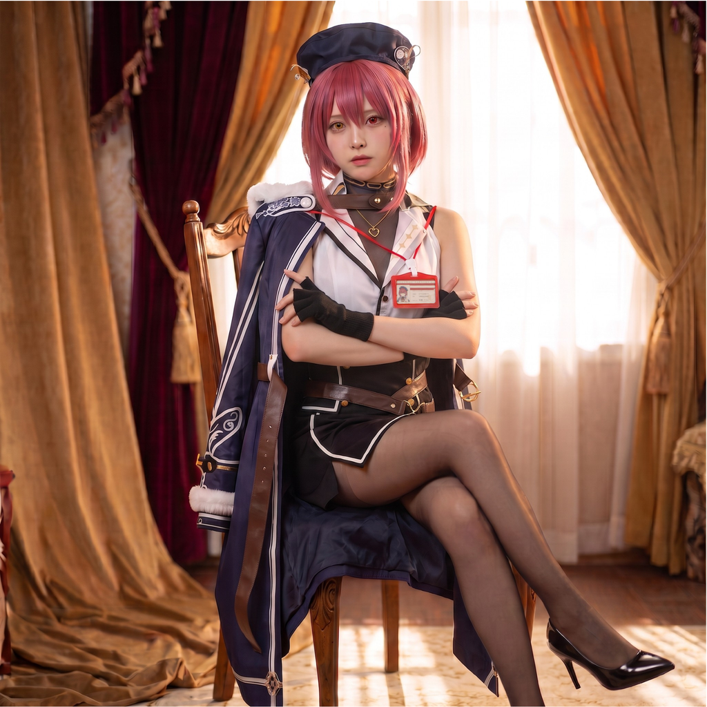 宝鐘マリン風 社長服 コスプレ衣装