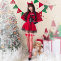 小悪魔サンタ コスプレ ワンピース レディース クリスマス衣装