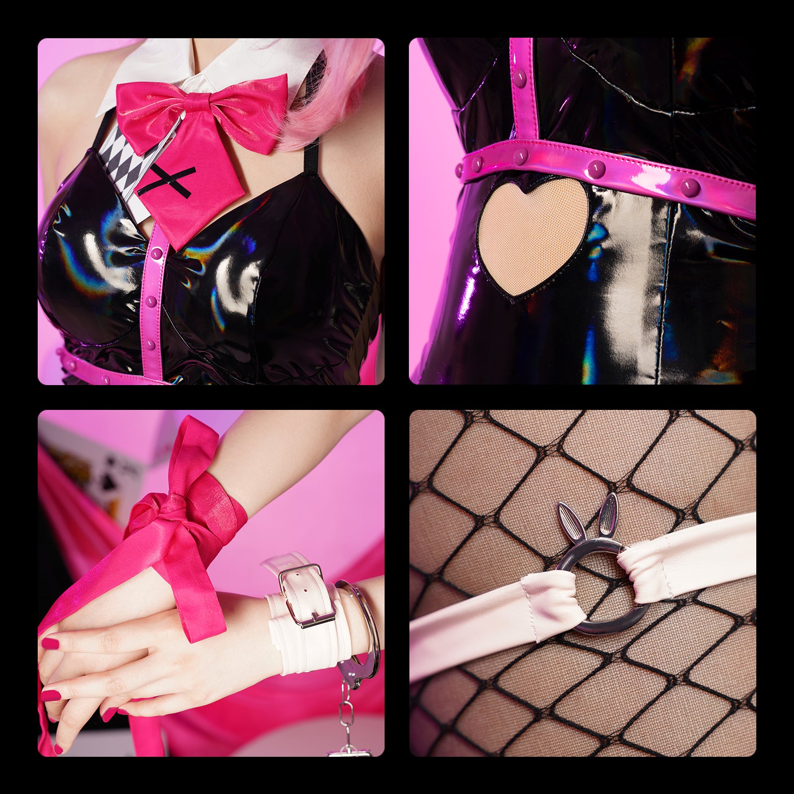 初音ミク バニーガール コスプレ衣装 ウィッグ付き　大人用