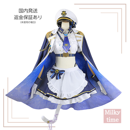にじさんじ 天宮こころ コスプレ ハロウィン レディース 軍服 メイド