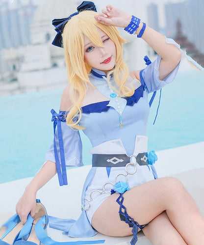 原神 ジン バーバラ コスプレ 水着 海風の夢 Geshin