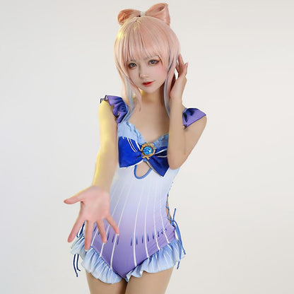 原神 珊瑚宮心海 水着 コスプレ  衣装 Genshin 璃月七星 夏