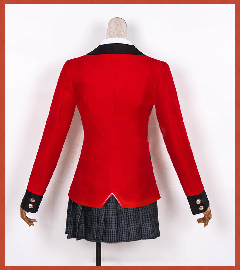 ウィッグ付き 賭ケグルイ 早乙女 芽亜里 メアリ 風 制服 コスプレ 衣装