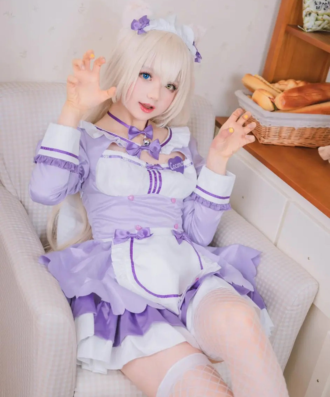 ネコぱら NEKOPARA ココナツ Coconuts メイド服 コスプレ衣装