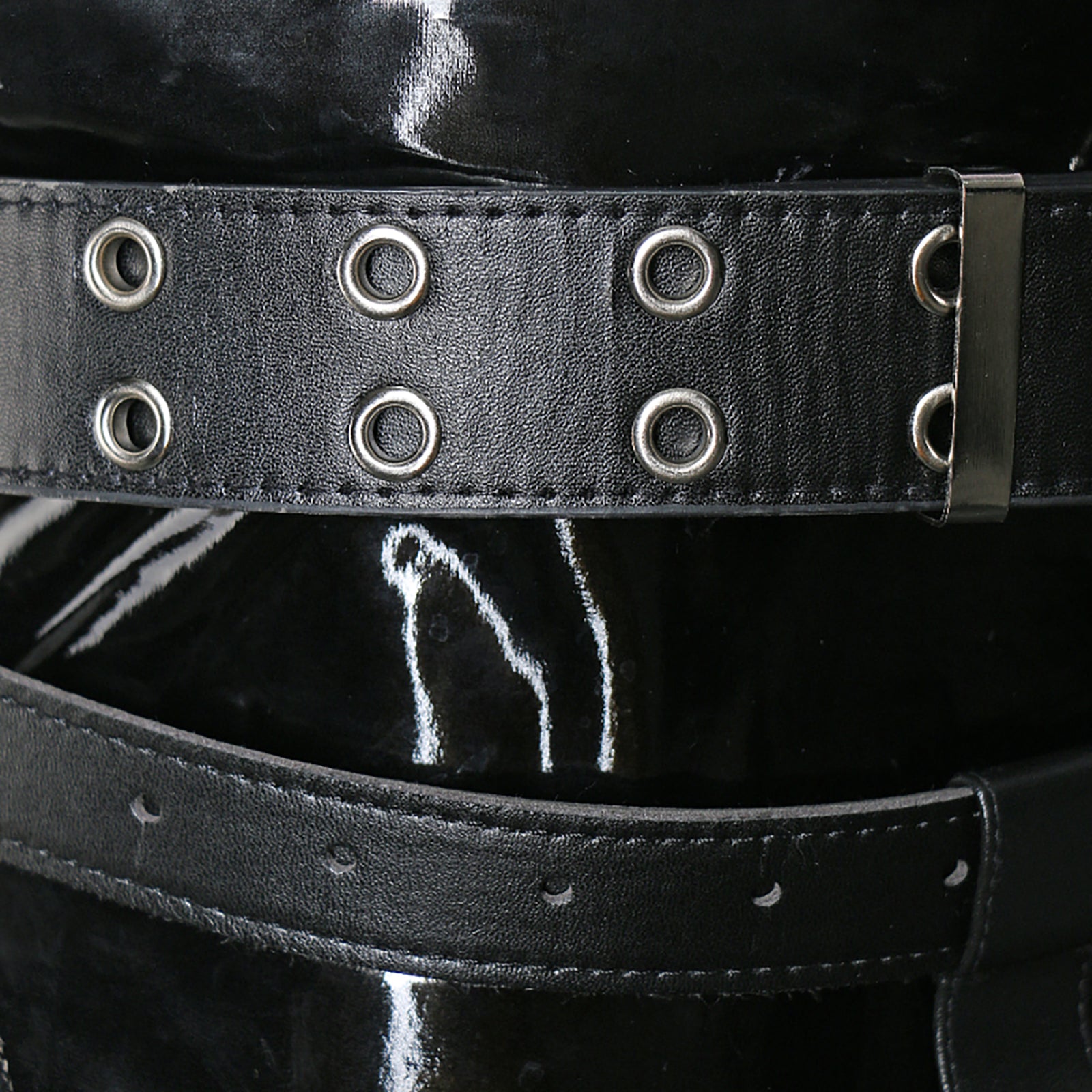 ユニ コスプレ衣装 ディテール ハーネス チョーカー 手錠 ムチ ネームプレート