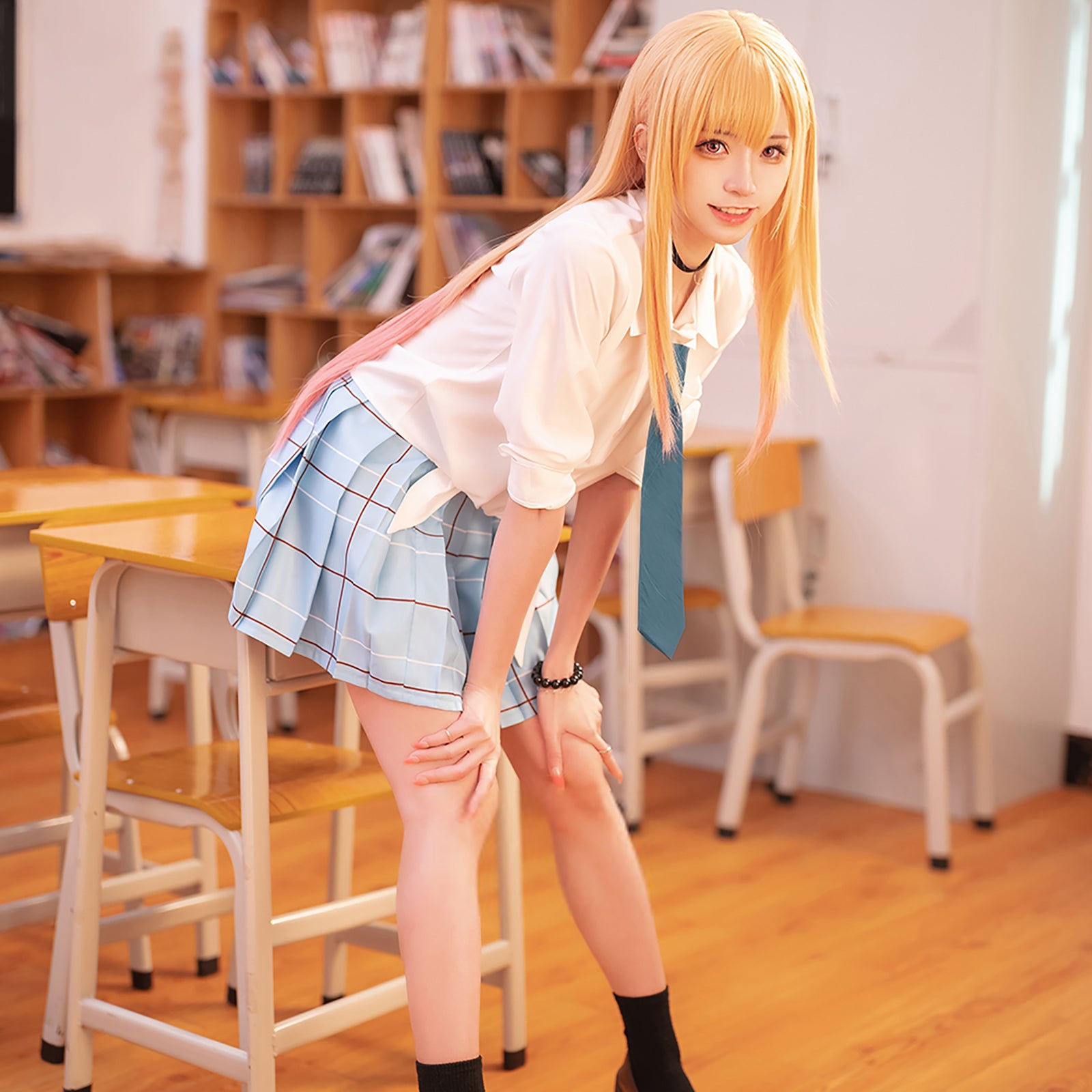 その着せ替え人形は恋をする 喜多川海夢 コスプレ 制服 ウィッグ付き ...