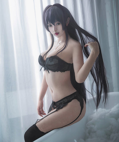 冴えない彼女の育てかた♭ 霞ヶ丘詩羽 コスプレ ランジェリー ホワイト