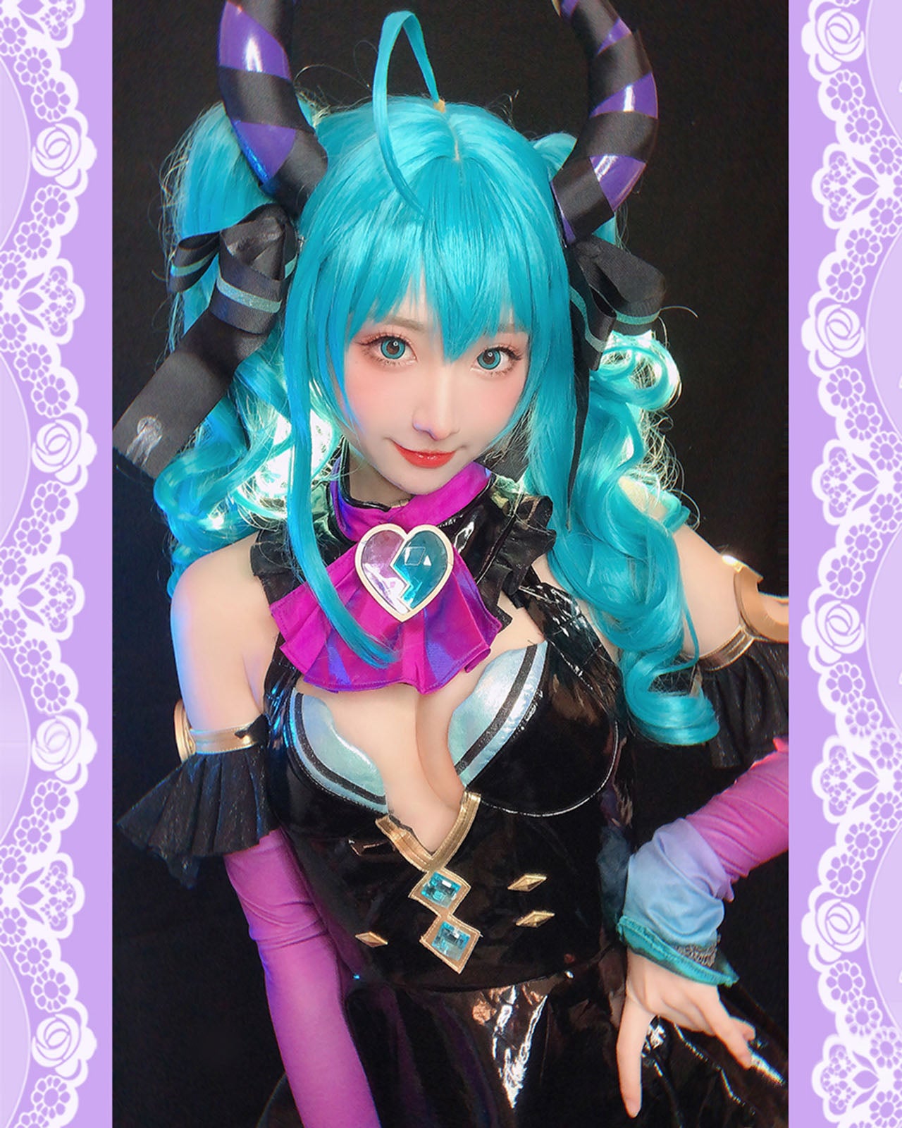 一番最安初音ミク 小悪魔 デビル コスプレ ワンピース レザー ヴィラン ボーカロイド コスチューム・コスプレ