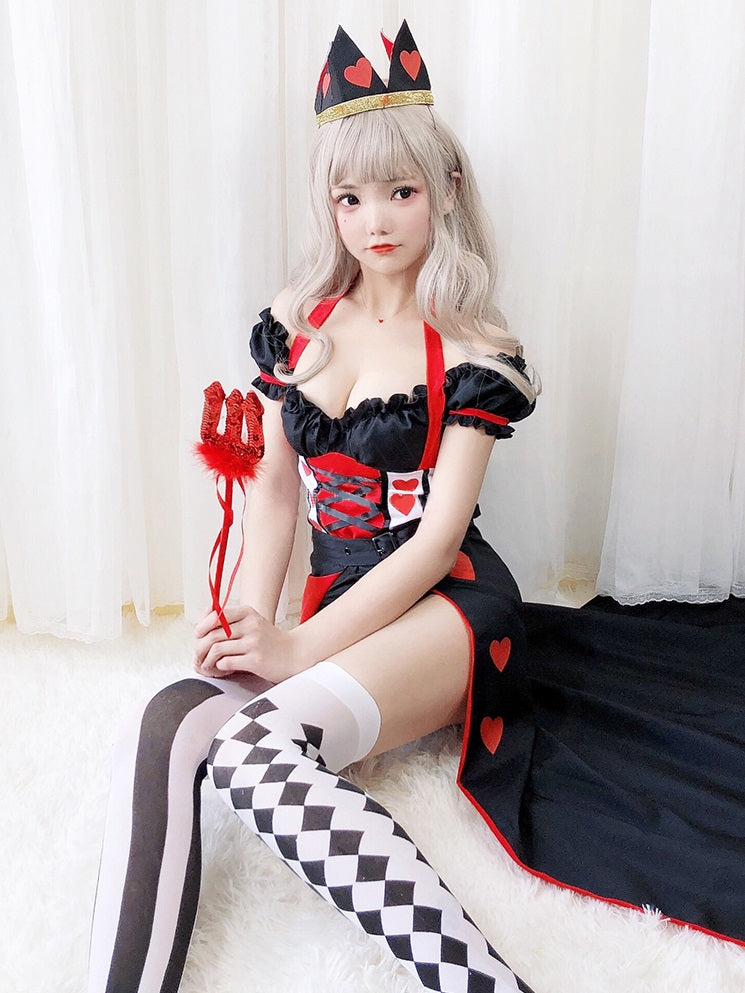 ハートの女王　コスチューム　セクシー　かわいい　レディース