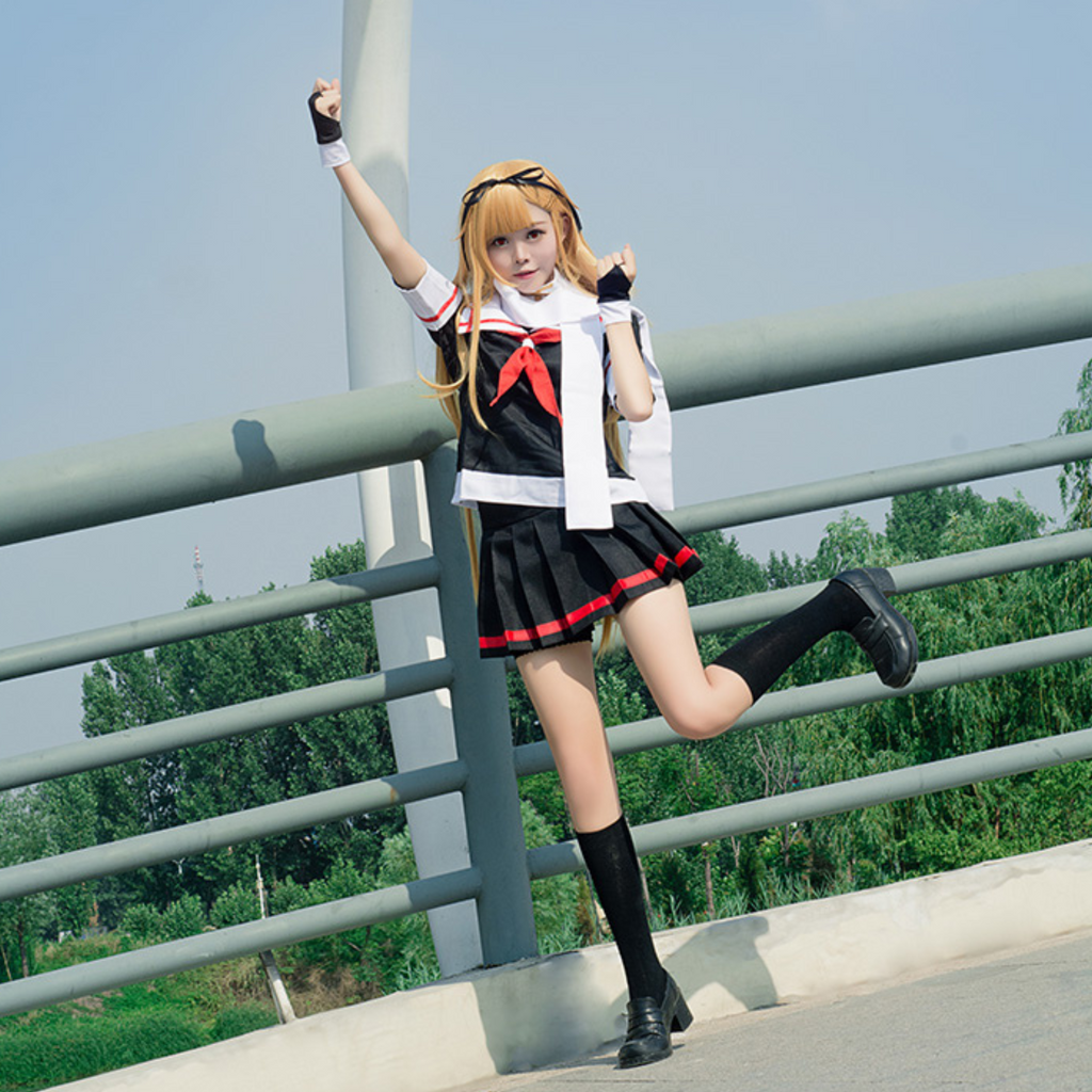 ウィッグ付き 艦隊これくしょん 艦これ 夕立 夕立改二 コスプレ