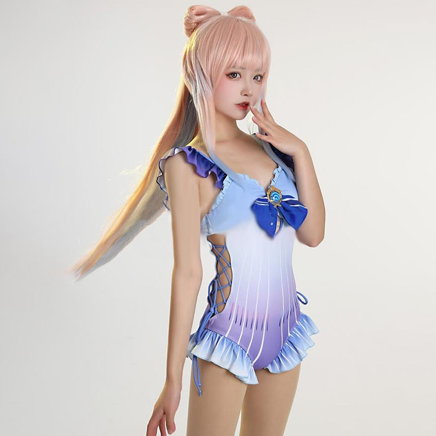 原神 珊瑚宮心海 水着 コスプレ  衣装 Genshin 璃月七星 夏