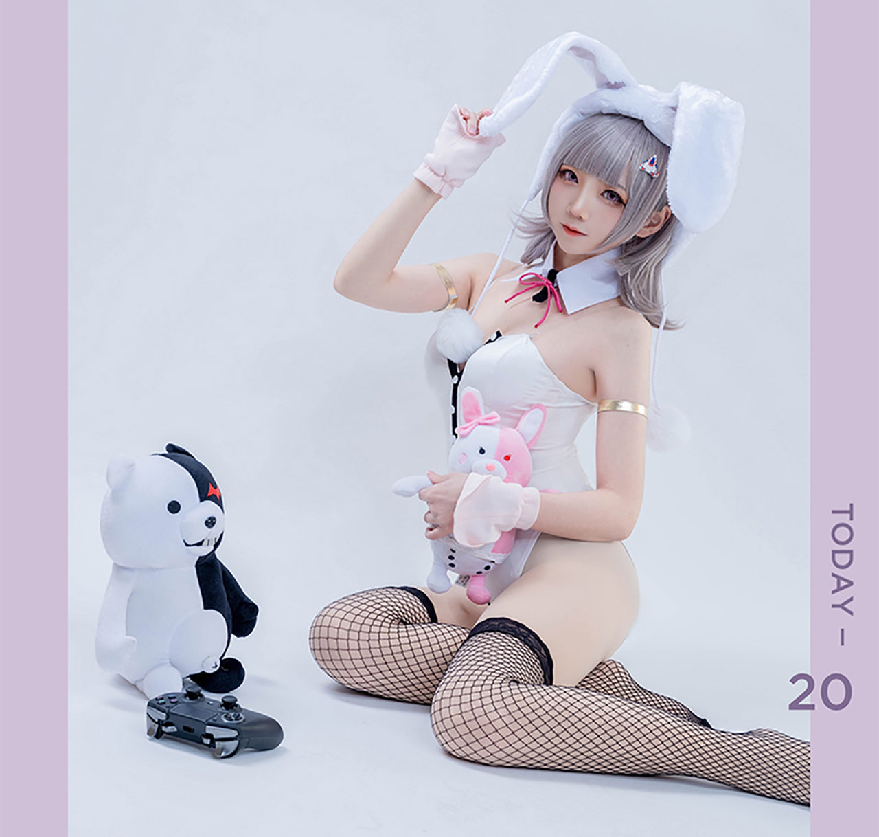 スーパーダンガンロンパ2 七海千秋 白 バニーガール