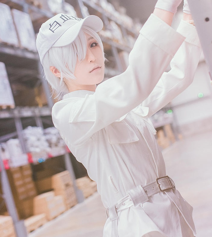 ウィッグ付 はたらく細胞 白血球  レセプター コスプレ 衣装