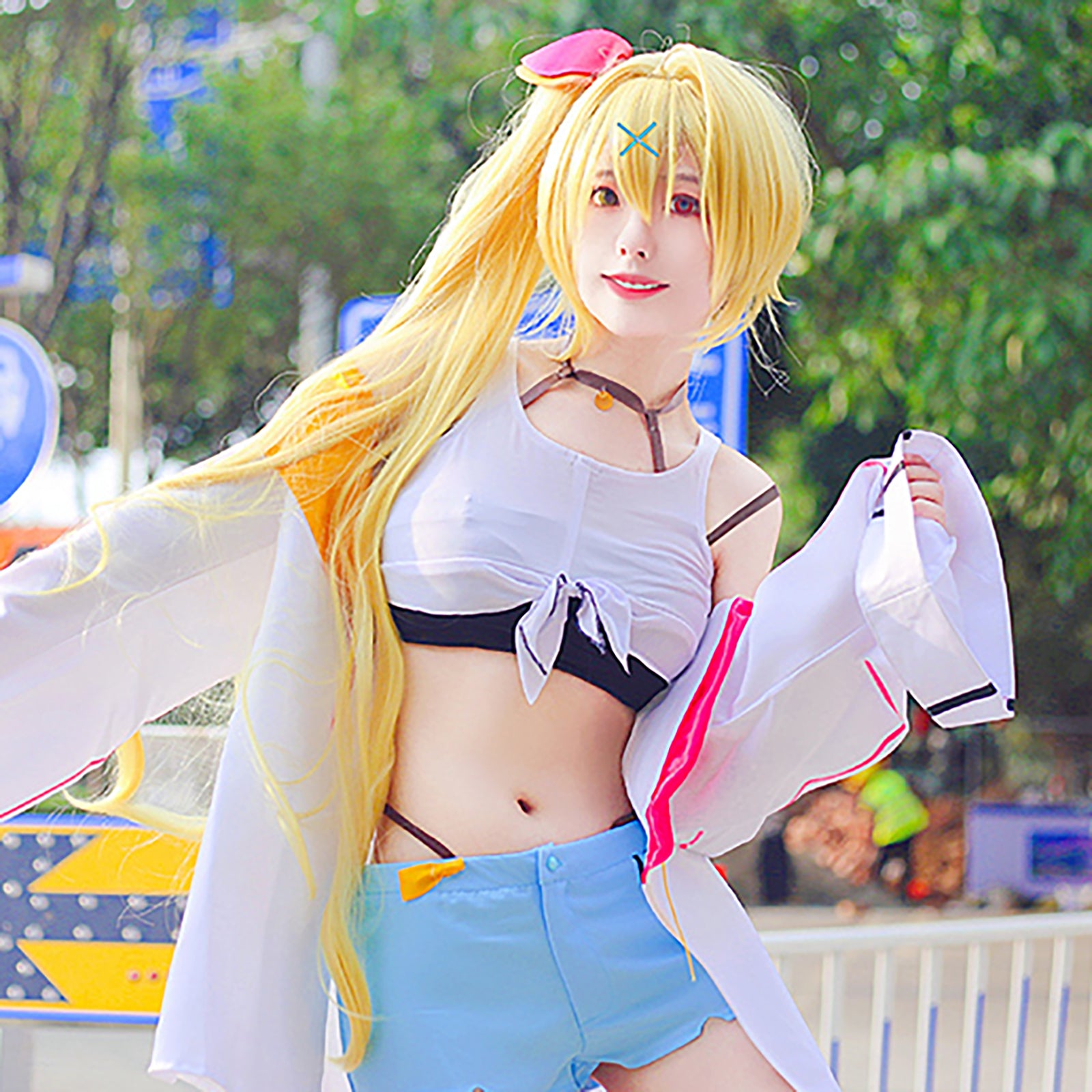 にじさんじ 星川サラ コスプレ 衣装 VTuber レディース ショートパンツ コスチューム Mサイズ