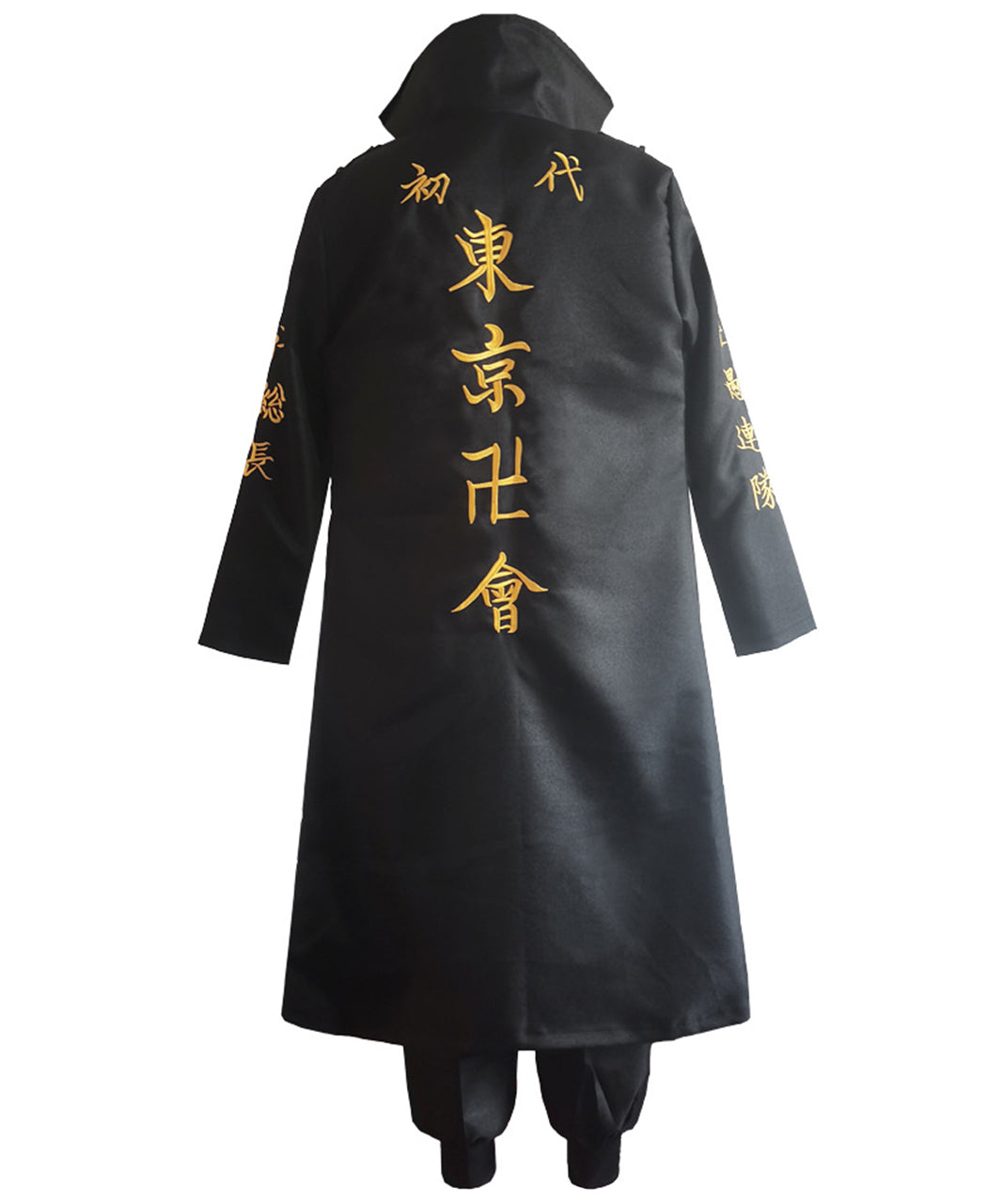 東京リベンジャーズ コスプレ 特攻服 背面デザイン ゴールド刺繍 ジャケット