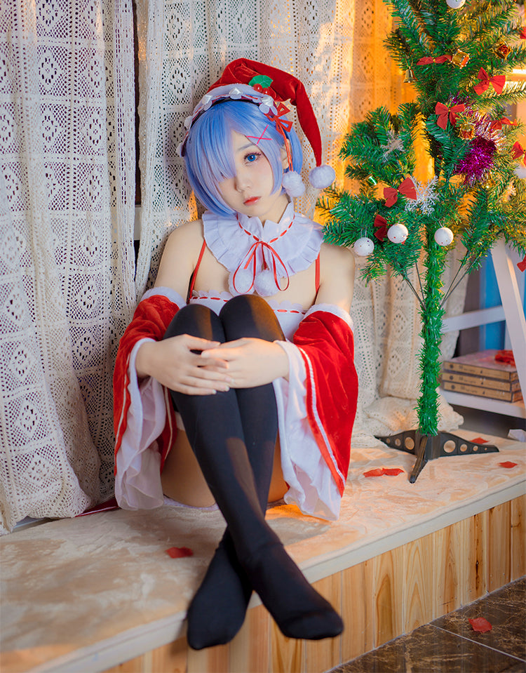 訳アリ！ Re:ゼロから始める異世界生活 リゼロ レム クリスマス サンタ 衣装