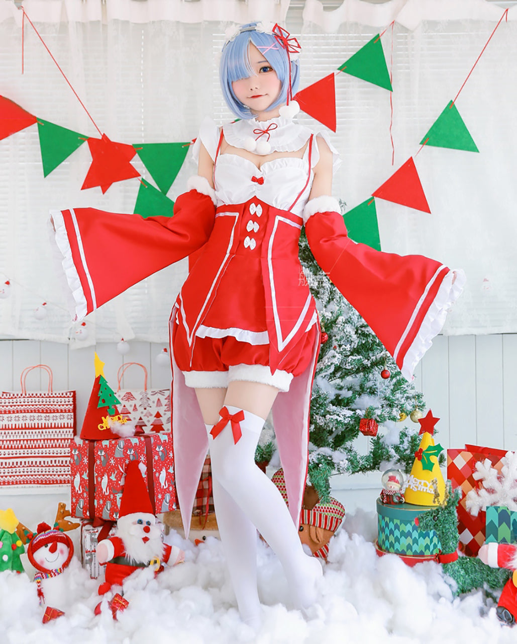 リゼロ レム サンタ衣装 Xmasコスプレ レディース